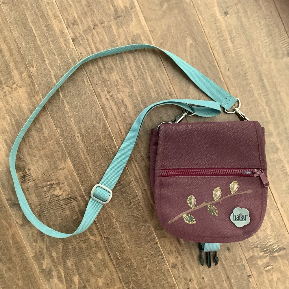 Haiku Vegan Leather Crossbody, Mint Condition